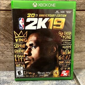 5 for $40- NBA 2K19 20th Anniversary Edition for Xbox One